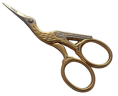 Tenartis 3.5 Inch Professional Stork Embroidery Scissors - Tenartis 150 Made in Italy - Image 5
