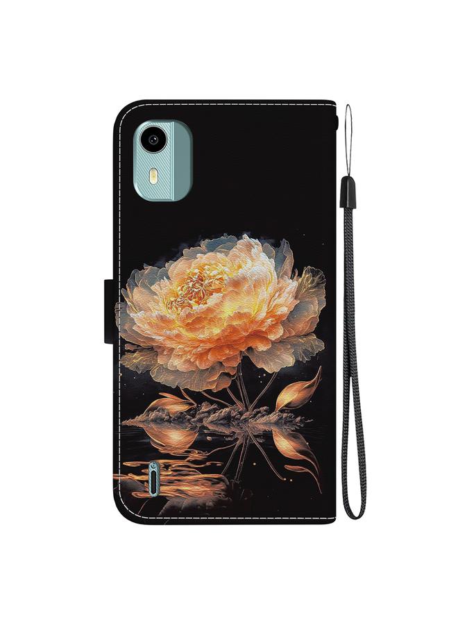 S-TOP Case For Nokia C12 Crystal Texture Colored Drawing Leather Phone Case - Image 3