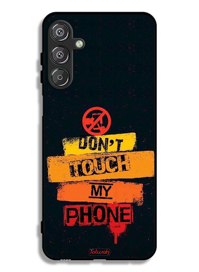 Tolwak Samsung Galaxy F36 Protective Case Cover Do Not Touch My Phone - Image 1