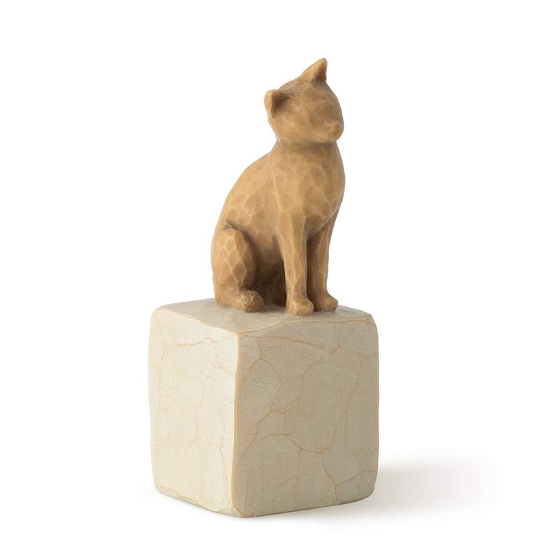 Willow Tree Love My Cat Light Always with me Full of Personality A Gift to Celebrate A Pet Adoption for Animal Lovers and Tabby Cat Owners Sculpted HandPainted Figure