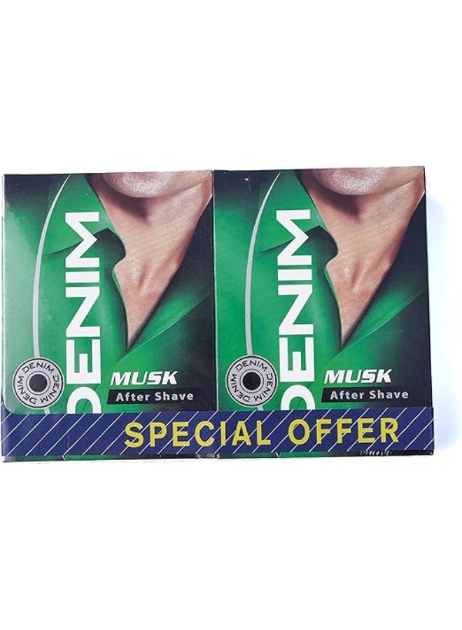 Twin Aftershave, Assorted, 100 ml, Pack of 2
