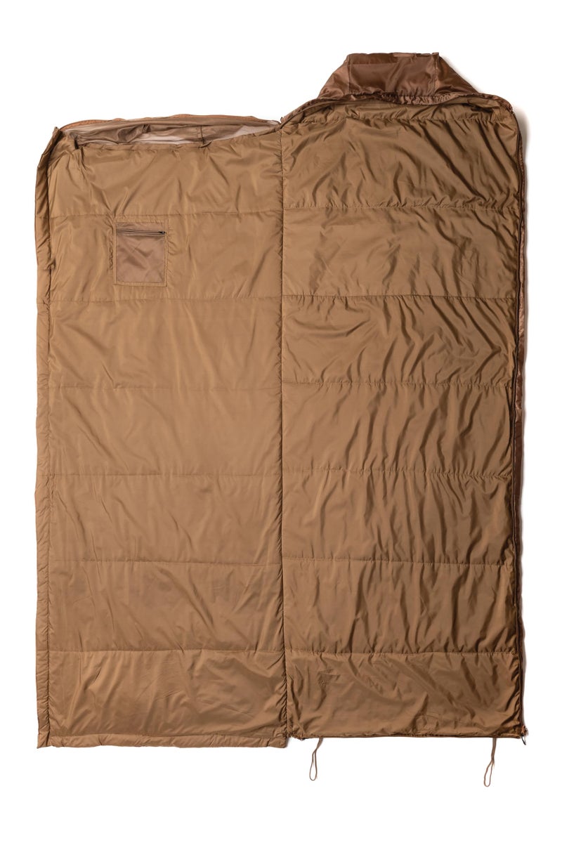 Snugpak Jungle Bag Lightweight Sleeping Bag with Left or Right Side Zip, Compact Travel and Camping Bag, Coyote Tan - Image 3