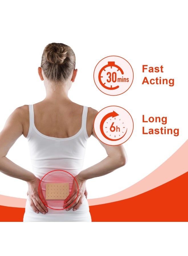 SOLARAE 5 PCS Tiger Patches for Pain Relief, Chinese Red Tiger Hot Capsicum Patch Ultra Strength Patches, Pain Relief Plaster Herbal Patches for Arthritis, Knee Bone, Back, Joint, Muscle Neck Pain Relieving - Image 2