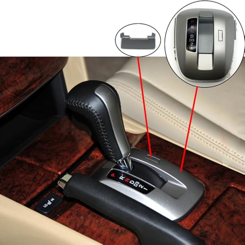 AEETUED Replacement Gear Box Shift Lever Gear Display Panel Cover Fit for Honda 8th Gen Accord 2008 2009 2010 2011 2012 (Silver Gray) - Image 5