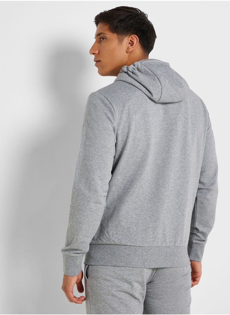 Hackett - Essential Zippered Hoodie - Image 1