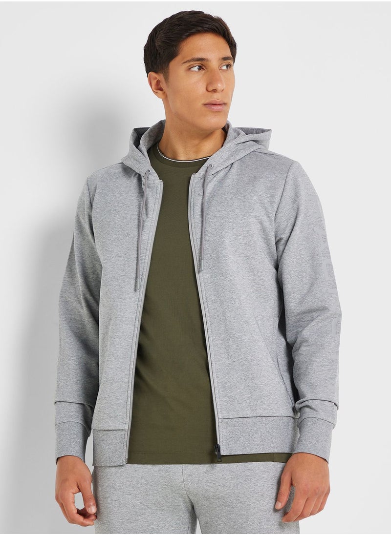 Hackett - Essential Zippered Hoodie - Image 1