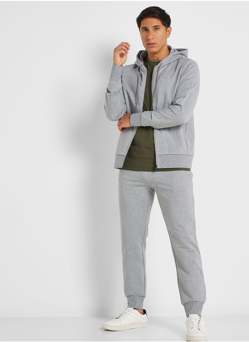 Hackett - Essential Zippered Hoodie - Image 1
