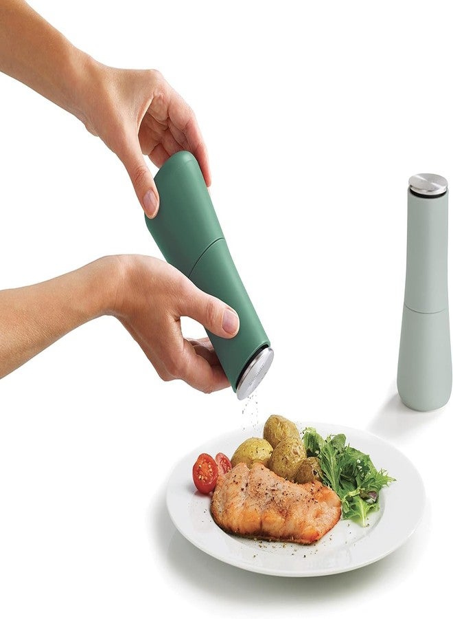 Clefairy Salt and Pepper Grinder Set - Manual Pepper Mill with Adjustable Coarseness, Stainless Steel & Ceramic Salt Grinder Refillable for Kitchen & Dining Table - Image 1