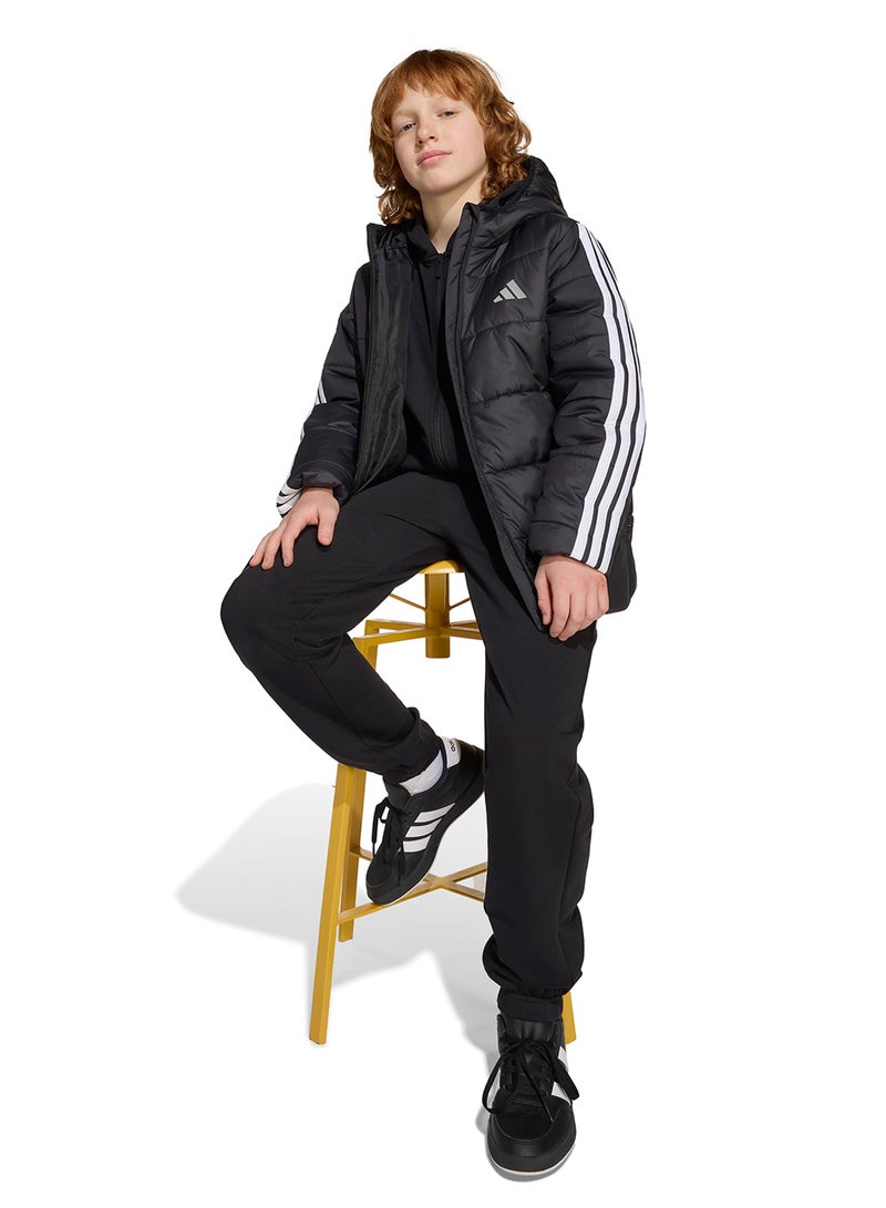 Adidas Youth Essential 3-Stripe Padded Jacket - Image 5