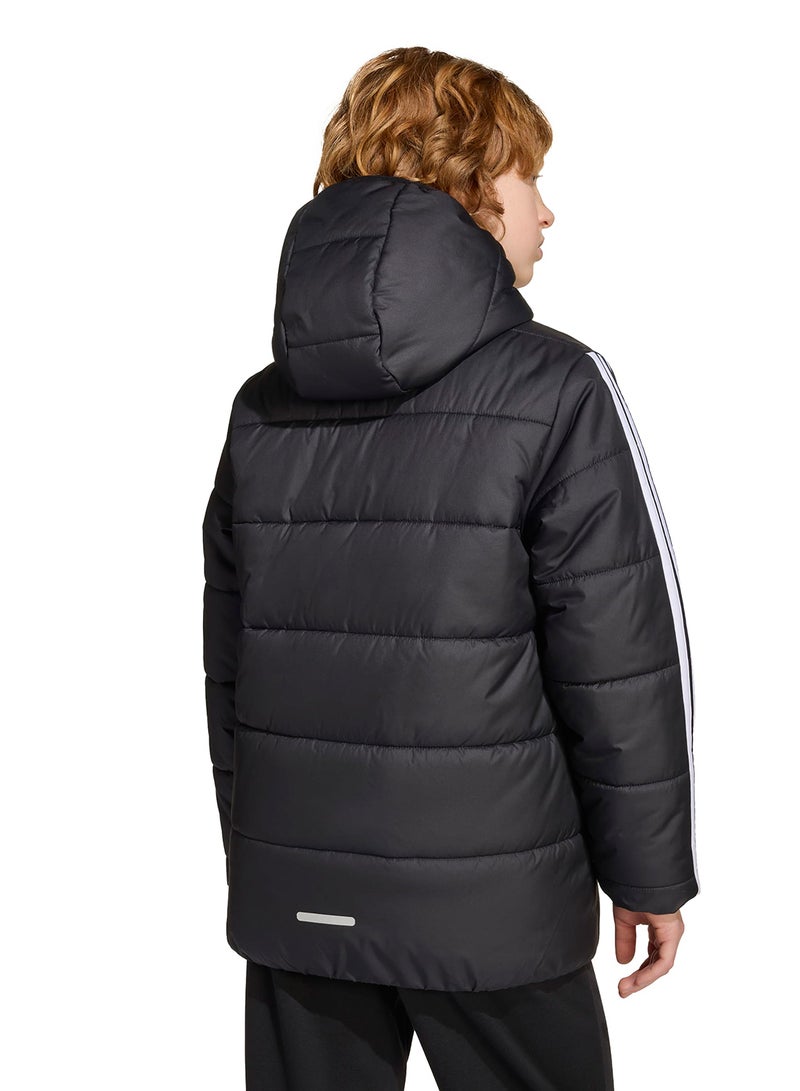 Adidas Youth Essential 3-Stripe Padded Jacket - Image 4