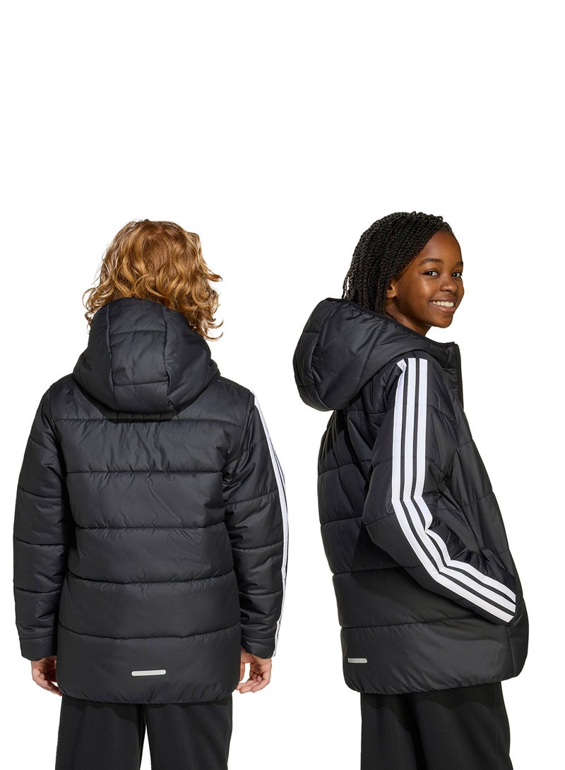 Adidas Youth Essential 3-Stripe Padded Jacket - Image 2