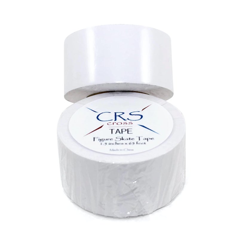 Crs Cross Figure Skate Tape - (1.5 Inch Wide) Protects Leather Figure Skating Boots Without The Need For Polish. Skate Laces Stay Tied And Tight Skate Tape. - Image 1