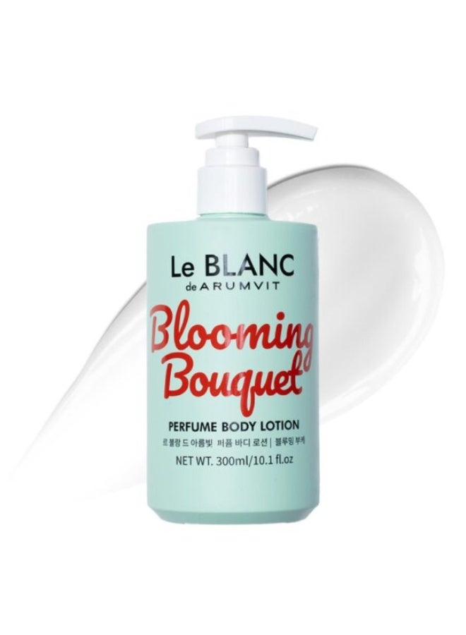 LE BLANC De Arumvit Blooming Bouquet Perfume Body Lotion Non Sticky Hydration Mild & Soothing Daily Moisturizer 300 ML - Image 2