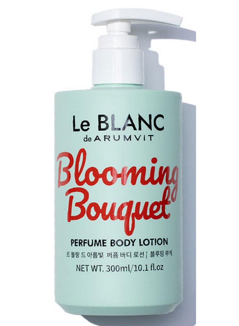 LE BLANC De Arumvit Blooming Bouquet Perfume Body Lotion Non Sticky Hydration Mild & Soothing Daily Moisturizer 300 ML - Image 1
