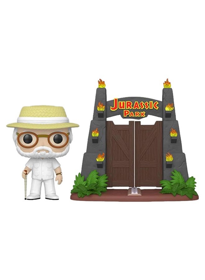 Funko Funko Pop! Town: Jurassic Park - John Hammond with Gates Special Edition Exclusive Vinyl Figure #30  - Image 2