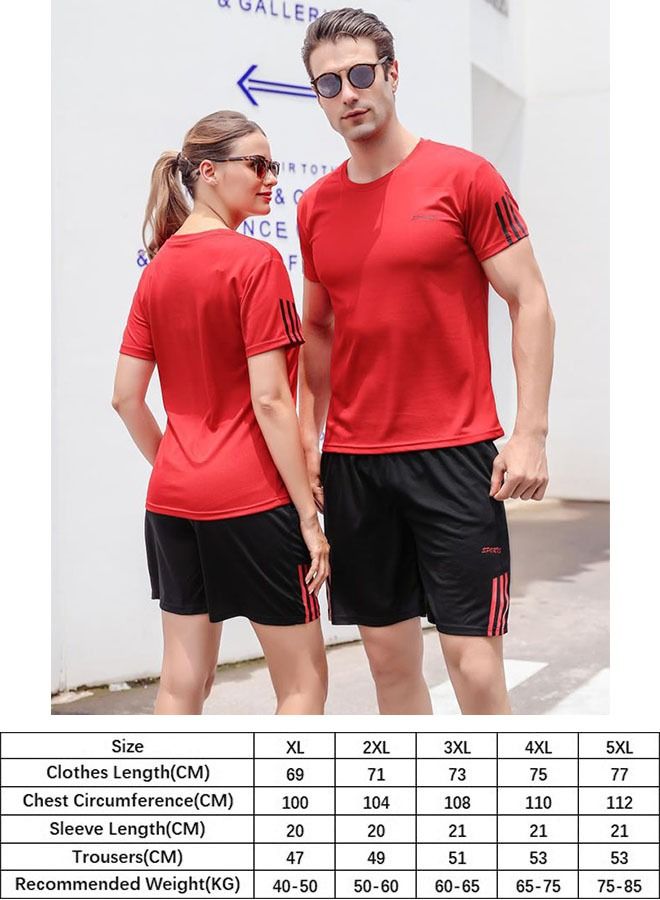 ZCM-HAPPY 2-Piece Fitness Running Compression Suit  - Image 2