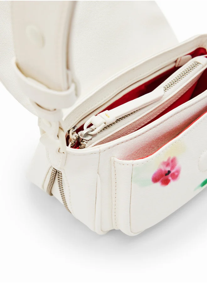 DESIGUAL Watercolour Floral Crossbody Bag