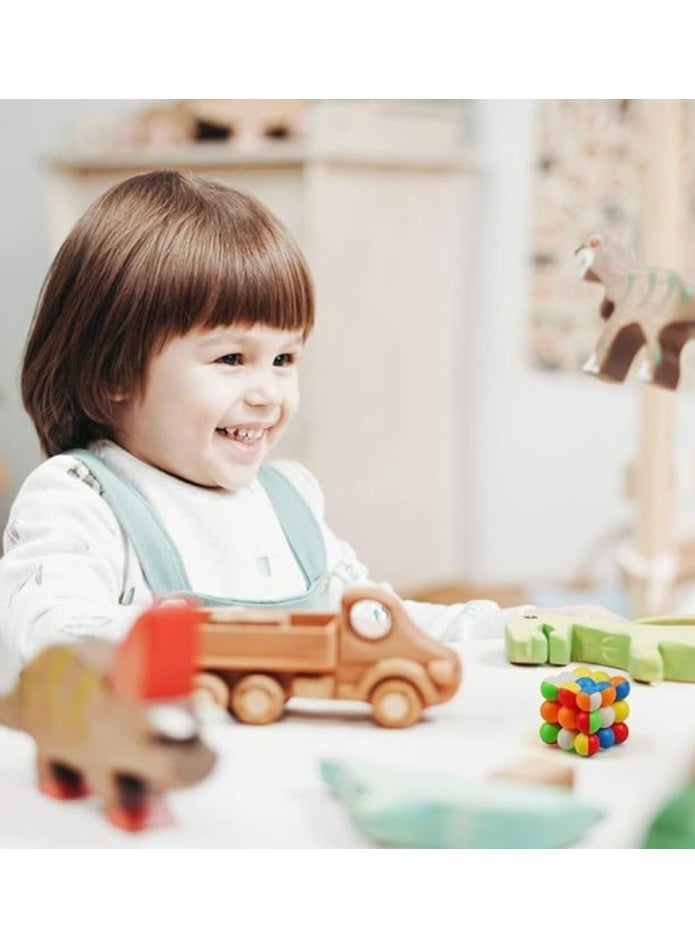 Magic Cube 3x3x3 Stickerless Round Bead Speed Cube Puzzle Toys Creative Decompression Toy - Image 3