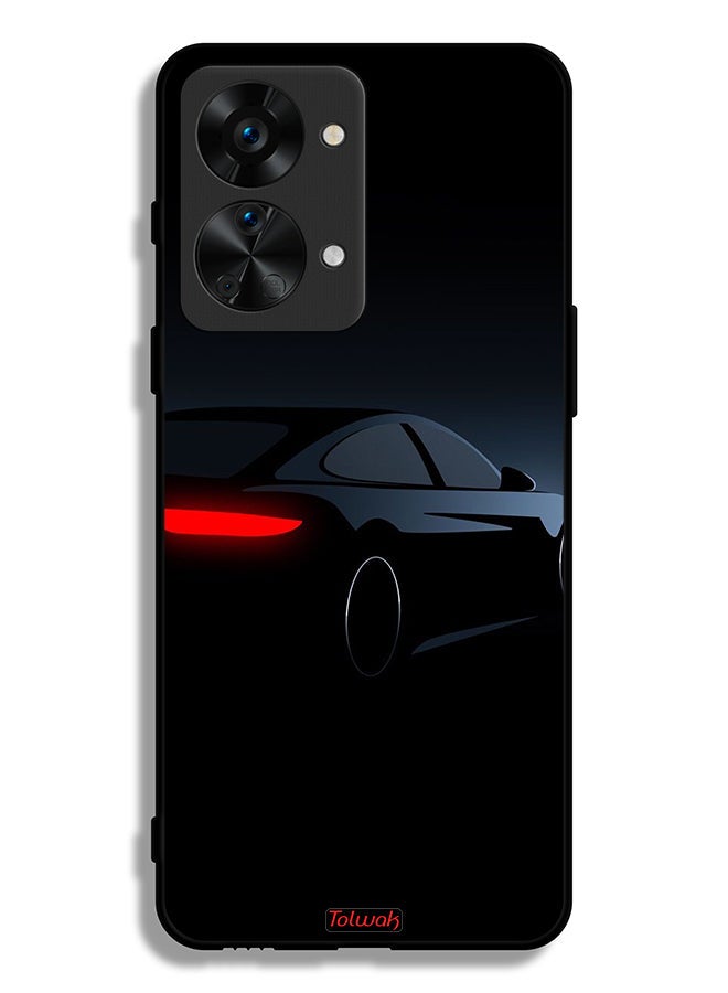 Tolwak غطاء حماية لهاتف OnePlus Nord 2T 5G - سيارة داكنة - Image 2