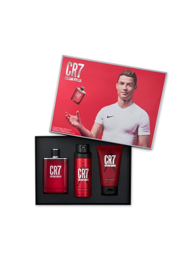 كرستيانو رونالدو مجموعة هدايا كريستيانو رونالدو CR7 100 مل ماء تواليت + 150 مل جل استحمام + 150 مل بخاخ للجسم - Image 2