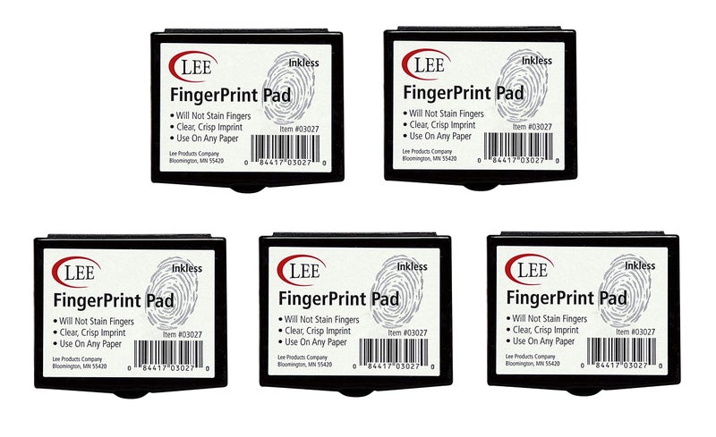 Lee Products Co. Inkless FingerPrint Pad 