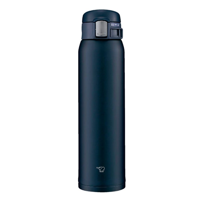 Zojirushi (ZOJIRUSHI) Water bottle direct drinking [One-touch open] Stainless mug 600ml Navy SM-SF60-AD - Image 1