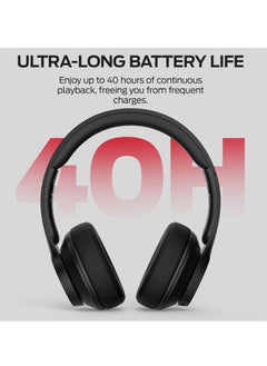 Monster Mission 100 Bluetooth Headphones, Over Ear Headphones with Immersive Bass, Crystal Clear Call, 40H Playtime, Bluetooth 5.4, Comfortable Fit Wireless Headset for Travel Work  - Image 5
