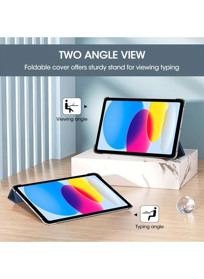 Navy Blue Ultra Thin Smart Case For iPad 7th 8th 9th Air3 Pro 10 5 Inch With Auto Wake Sleep Stand - Image 5