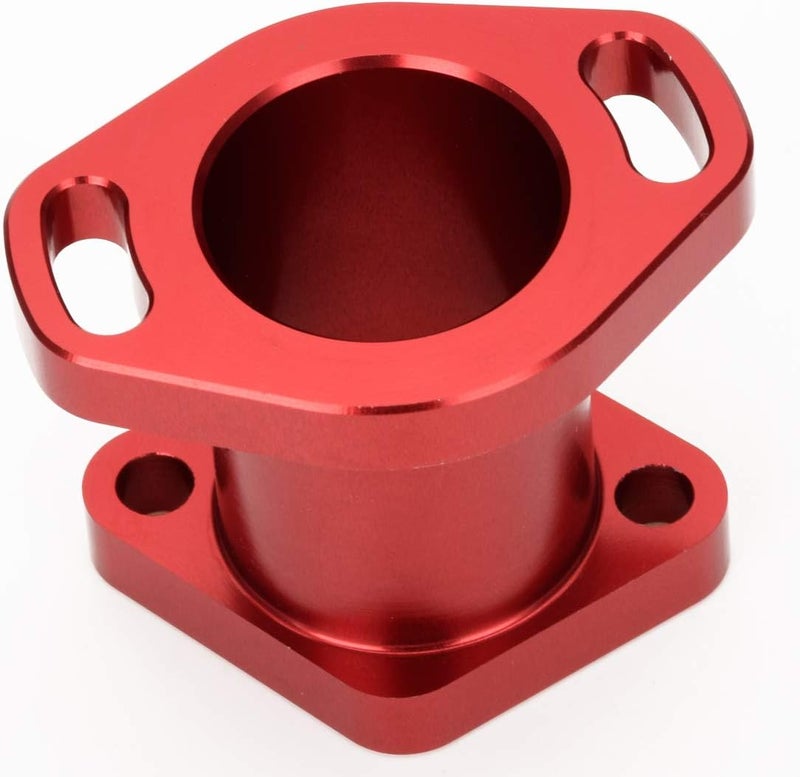 FVRITO Performance Racing Intake Pipe Inlet Manifold Compatible with Predator 212cc Coleman CT200U BT200X GX160 GX200 6.5HP OHV Chinese 196cc Clone Engines Mini Bike Go Kart Red - Image 2