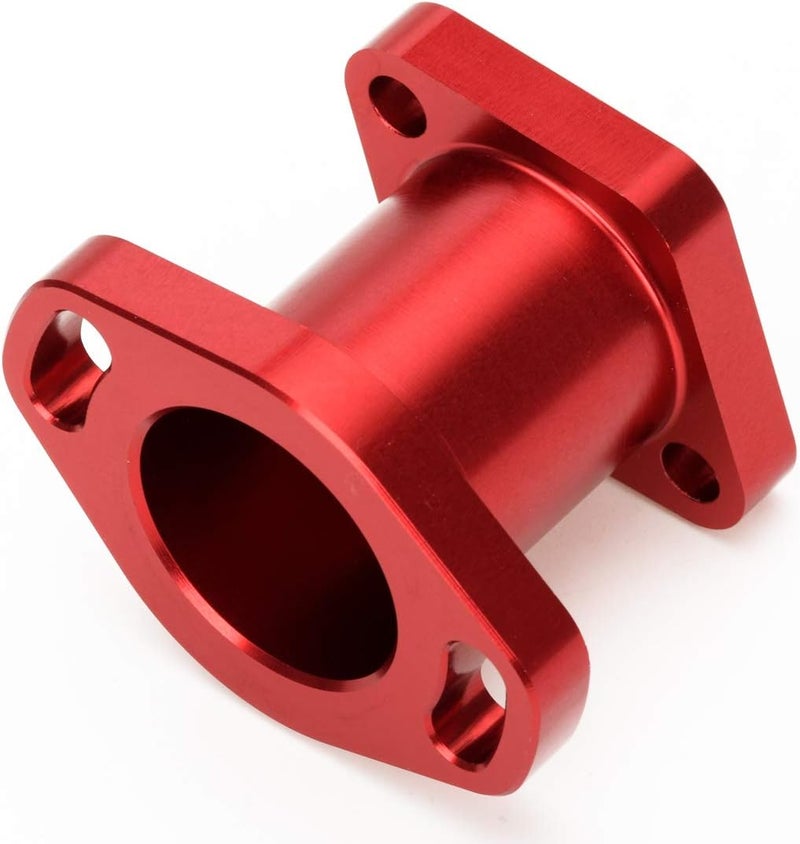 FVRITO Performance Racing Intake Pipe Inlet Manifold Compatible with Predator 212cc Coleman CT200U BT200X GX160 GX200 6.5HP OHV Chinese 196cc Clone Engines Mini Bike Go Kart Red - Image 5