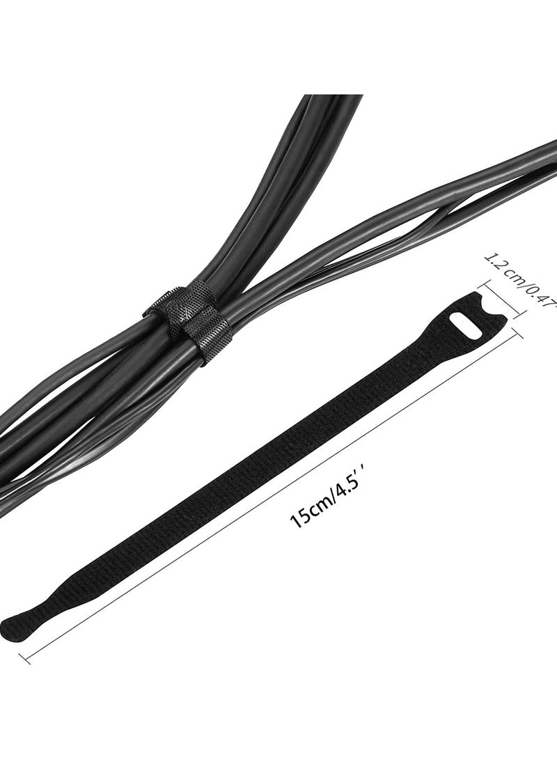 general 50PC Cable Ties Reusable - Cable Ties Multi-Purpose Tie Wrap Fastening Tape for Headphones - Image 2