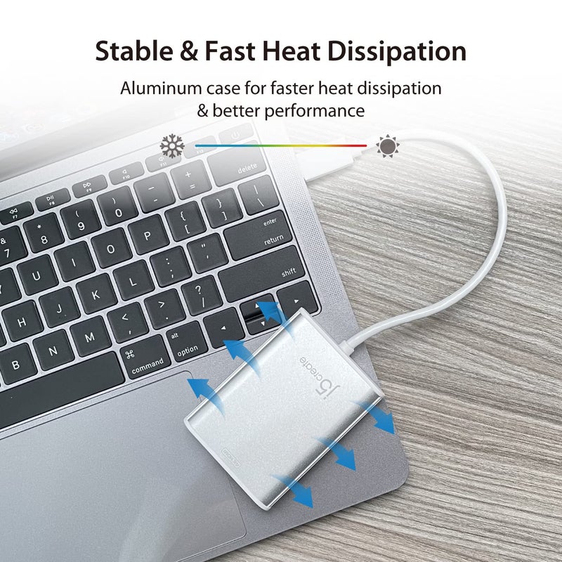 j5create USB 3.0 to 4K HDMI Display Adapter USB 3.0 Male Type-A Connector | HDMI Female Connector | 4K UHD | Resolution Up to 3840 x 2160 @ 30 Hz | Aluminum Housing (JUA354) - Image 3