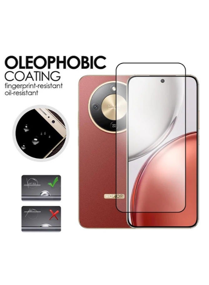 【2+2Pack】Tempered Glass Screen Protector for Honor X9D with Camera Lens Protector,9H Hardness Protective Film for Honor X9D (6.79"), High Clear, Anti Scratch, Bubble Free Tempered Glass Film - Image 3