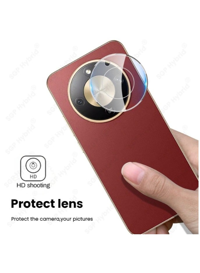 【2+2Pack】Tempered Glass Screen Protector for Honor X9D with Camera Lens Protector,9H Hardness Protective Film for Honor X9D (6.79"), High Clear, Anti Scratch, Bubble Free Tempered Glass Film - Image 5