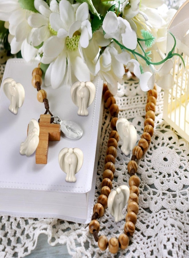 Threehoney 36 Pcs Easter Miniature Angel Figurine Mini Resin Figure Small Figurines Angel Decor for Indoor Outdoor Home Micro Landscape Garden Potted Table Cake Decoration - Image 4