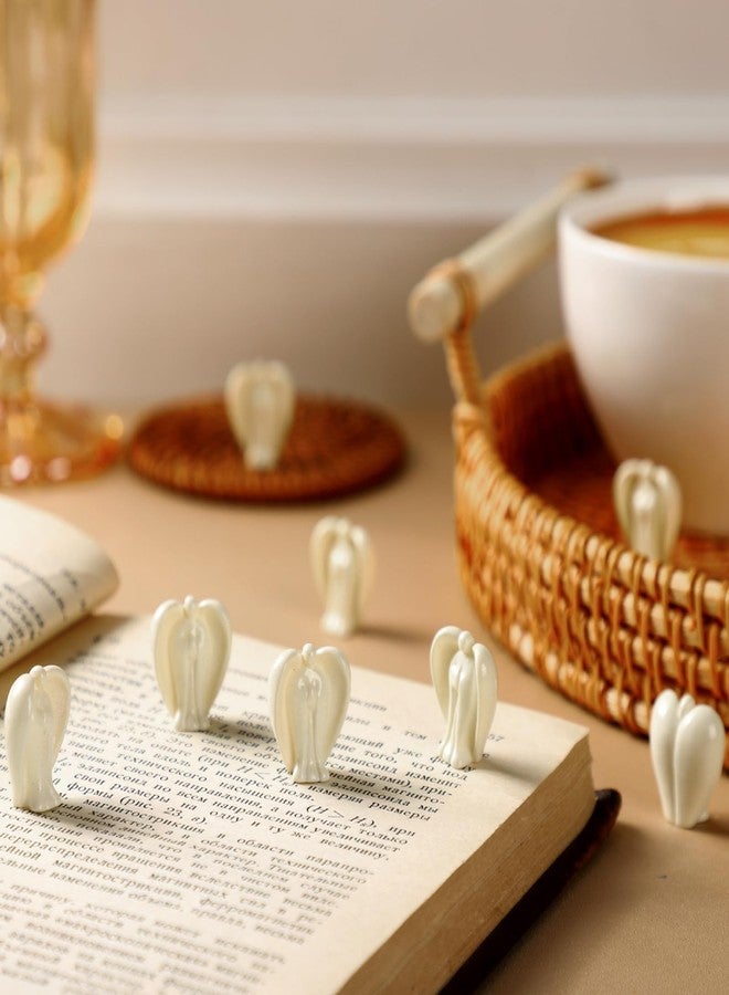 Threehoney 36 Pcs Easter Miniature Angel Figurine Mini Resin Figure Small Figurines Angel Decor for Indoor Outdoor Home Micro Landscape Garden Potted Table Cake Decoration - Image 3