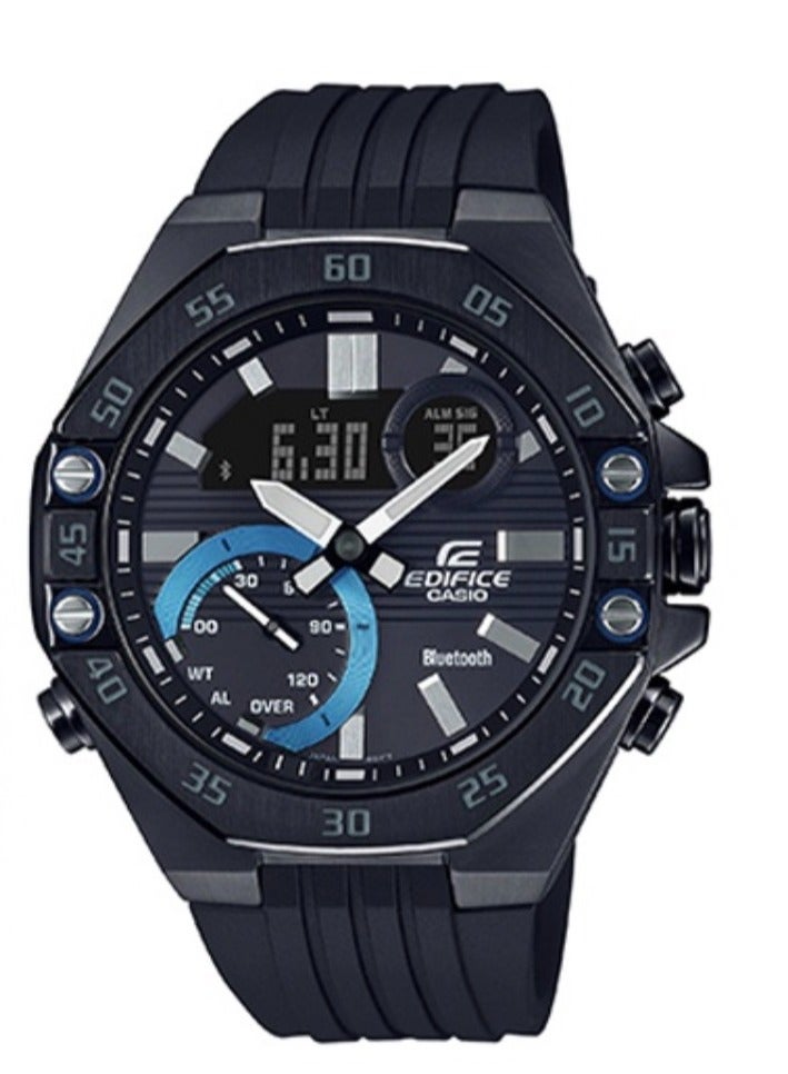 Casio EDIFICE Bluetooth series - Fashionable and Trendy Business Bluetooth Classic Pointer Three-Handed Artificial Sapphire Glass Mirror Surface Waterproof Quartz Movement - Image 1