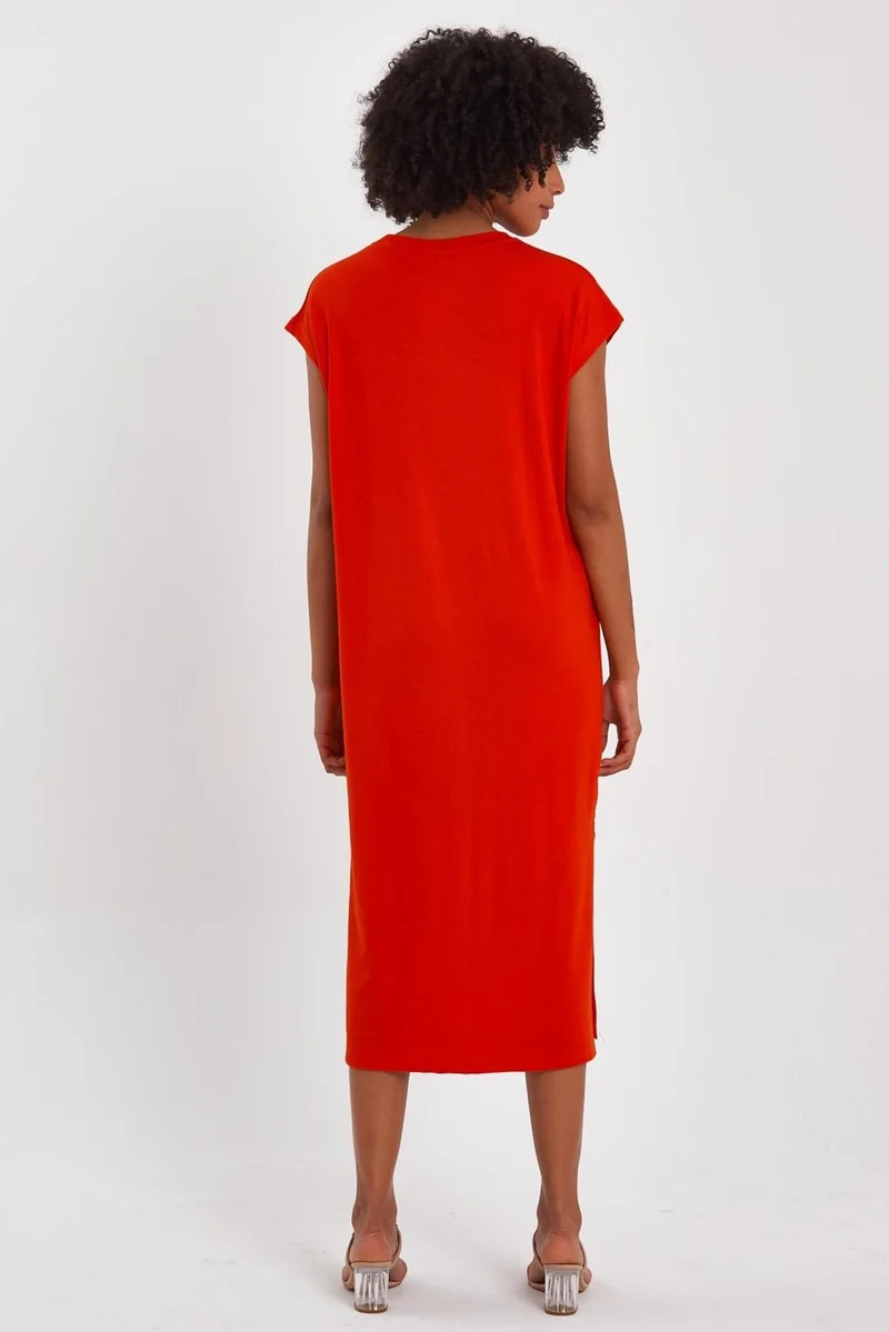 Alexander Gardi Slit Long Dress (B23-0075)
