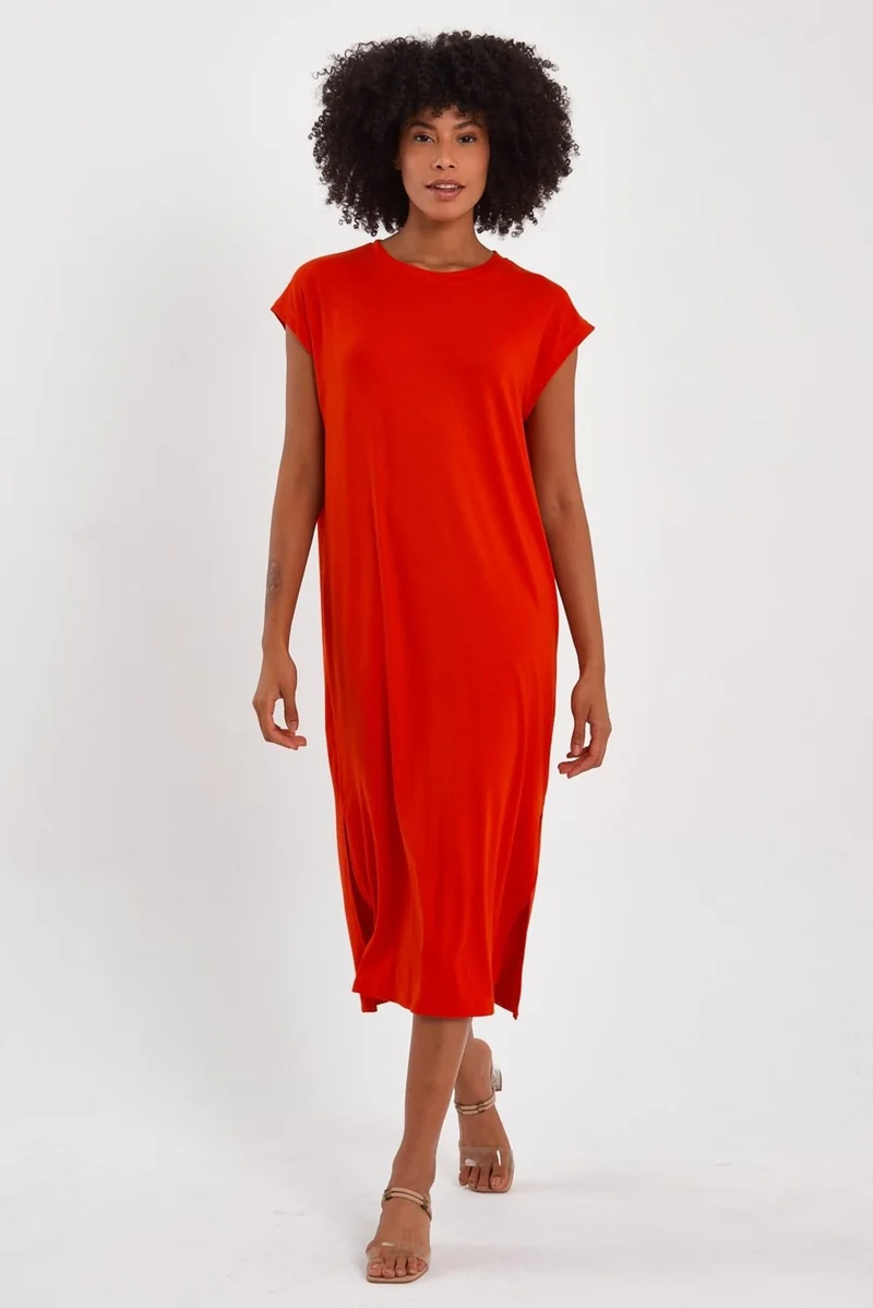 Alexander Gardi Slit Long Dress (B23-0075)