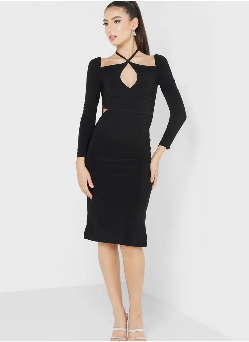 Ella Limited Edition Cutout Detail Bodycon Dress