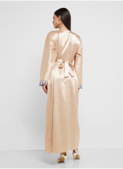 hayas closet Emroidered Belted Jalabiya  - Image 2