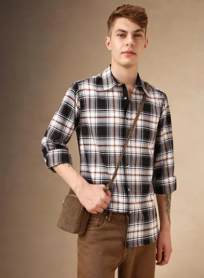 دينيس لينغو قميص أسود رجالي