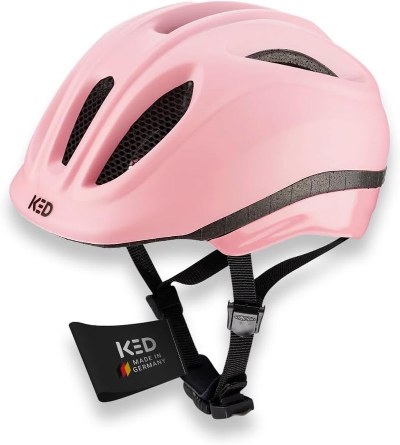 KED Meggy II Trend 2024 Kids Bicycle Helmet with LED Light - Made in Germany - Image 1