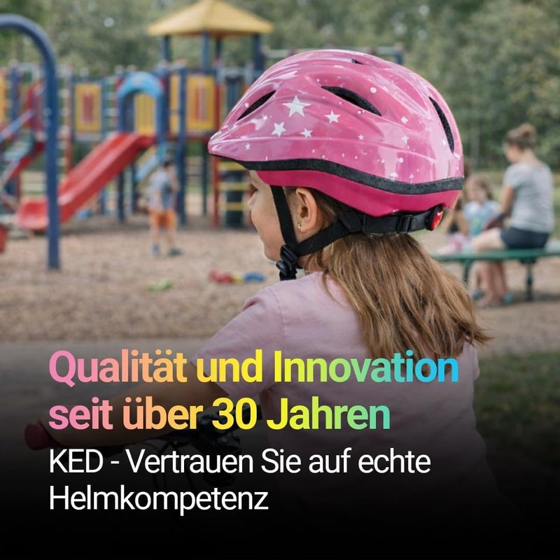 KED Meggy II Trend 2024 Kids Bicycle Helmet with LED Light - Made in Germany - Image 4