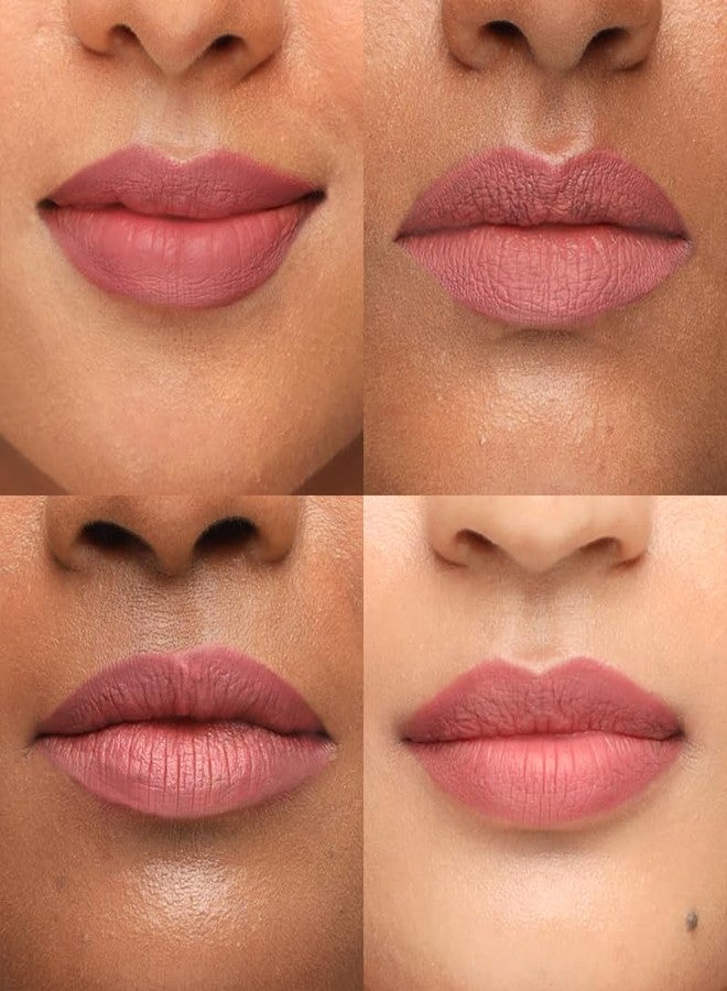 House Of Makeup Matte Liquid Lipstick MINIS with Hyaluronic Acid & Vitamin E | Long Lasting, Smudgeproof | Non-cakey, Non-drying | 2 ml | Pink Butter - Image 2