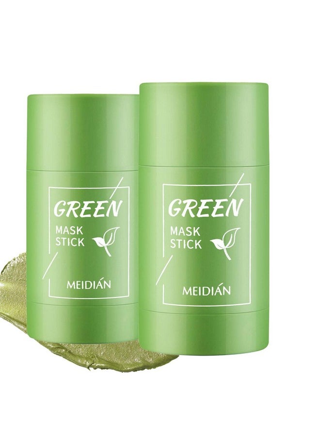 2Pcs Green Tea Mask Stick For Face Moisturizing Green Mask Stick With Green Tea Extractdeep Pore Cleansingoil Controlremoves Blackheads Hydrating Green Face Mask Stick For All Skin Types