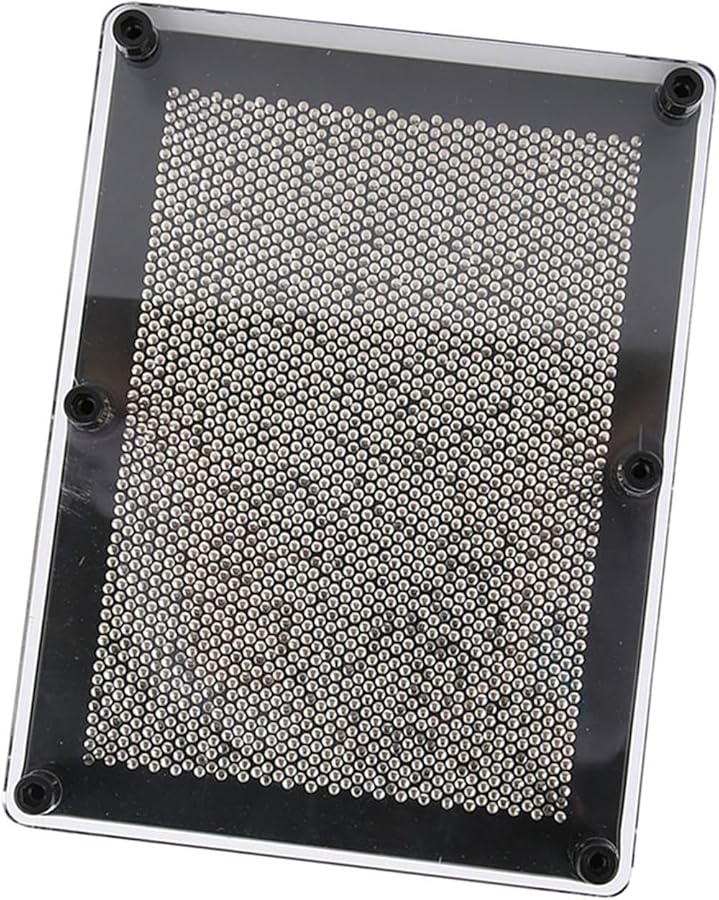 لوحة إبرة كبيرة ثلاثية الأبعاد من المعدن على شكل بصمة يد لعبة زينة ديكور - Image 4