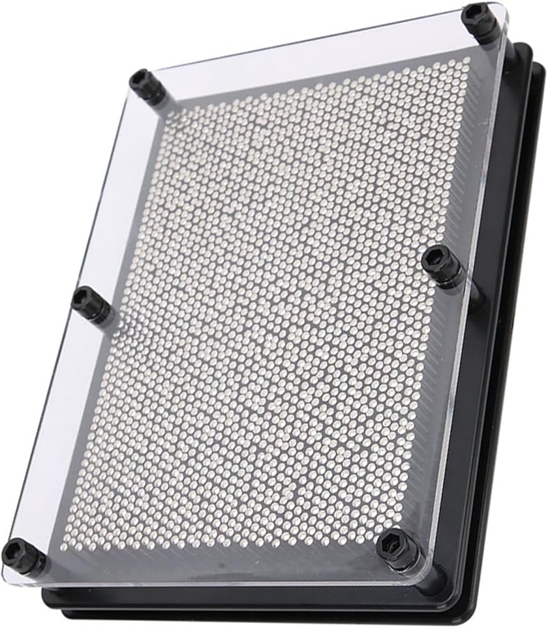 لوحة إبرة كبيرة ثلاثية الأبعاد من المعدن على شكل بصمة يد لعبة زينة ديكور - Image 1