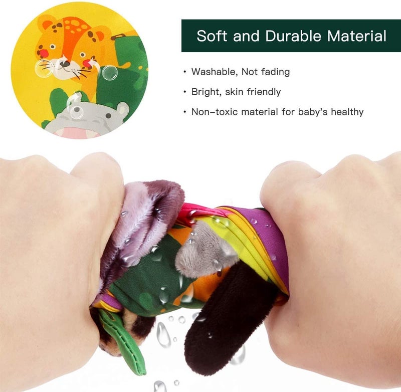 beiens Baby Books Toys, Baby Books 0-6 Months, 3PCS Touch and Feel Cloth Crinkle Soft Books, Toys for 0-3-6-12-18 Months Infant Newborn Baby Boy Girl Shower Gifts Set - Image 4