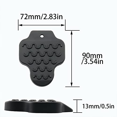 DGHAOP Bicycle Pedal Lock Piece Protective Cover Compatible with Look KEO Nonskid Nail Bicycle Shoe Cleats Protector for Look KEO Pedals Systems - Image 2
